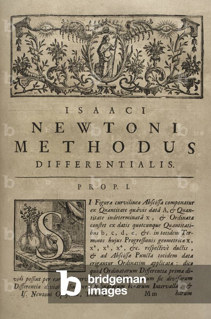 Isaac Newton (1642-1727). 1744 (engraving)