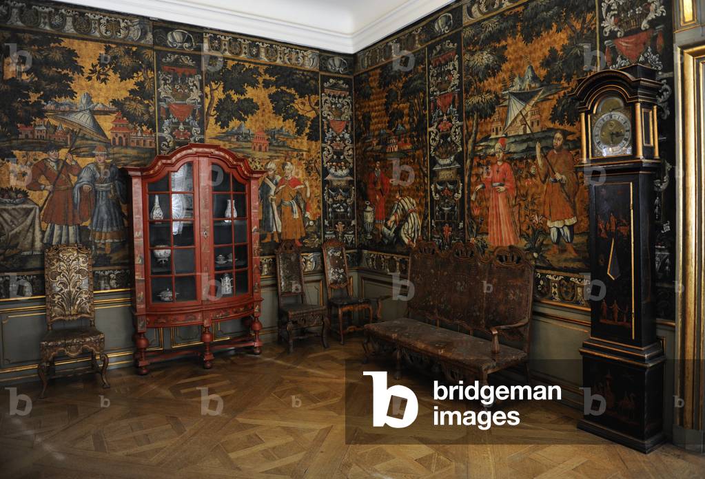 Denmark. Copenhagen. Natinal Museum of Denmark. The Cabinet. Inside.