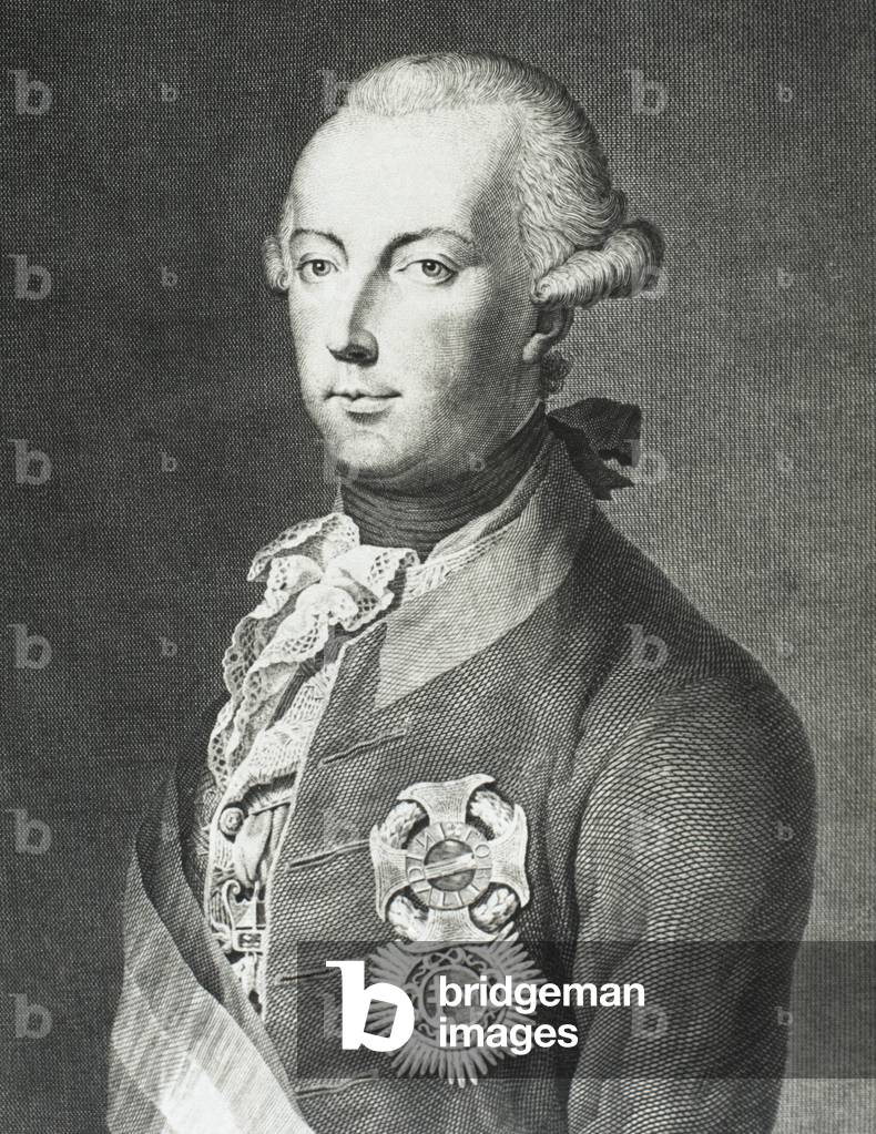 Joseph II (1741-1790), Holy Roman Emperor from 1765-1790, 19th century (engraving)