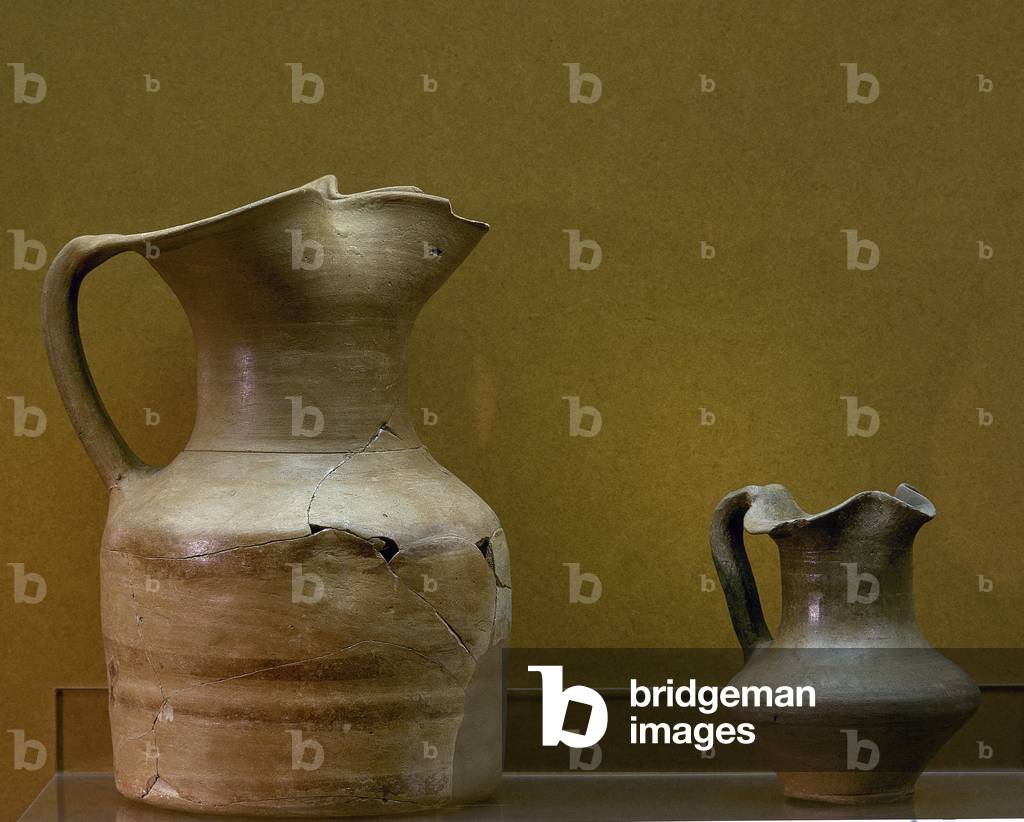 Iberian art. Spain. Catalonia. Oenochoe. 3rd century B.C. Site of 