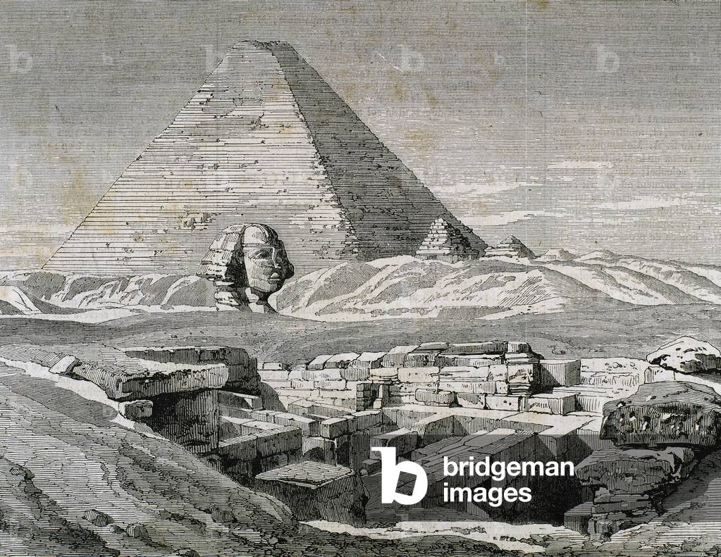 Egypt. Pyramids and Sphinx.