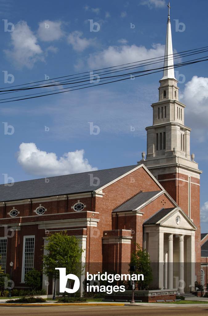 Jackson. First presbyterian church State of Mississippi. USA.