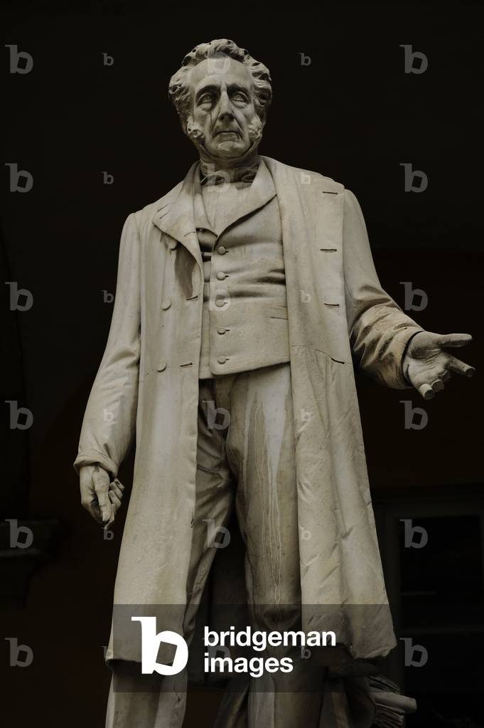 Bartolomeo Panizza (1785-1867). Italian anatomist. Statue. University of Pavia. Italy.