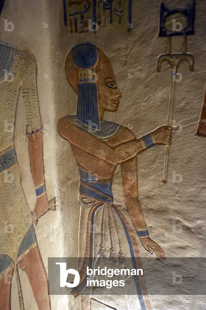 Tomb of Amen Khopshef.  Young servant. Valley of the Queens. Egypt.