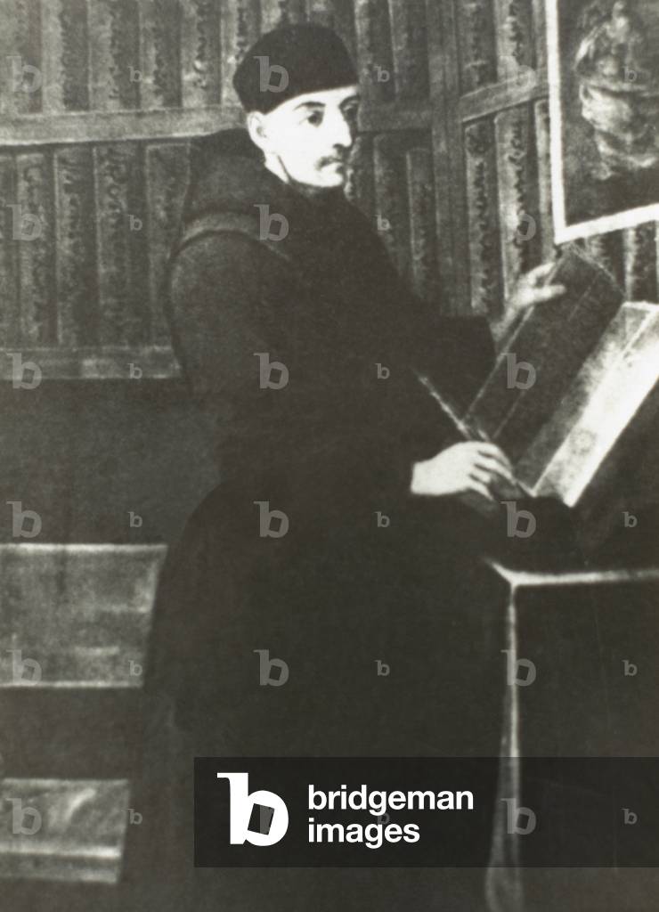 Bernardino de Sahagu?n (1499-1590), Franciscan friar, missionary priest and pioneering ethnographer, Portrait.