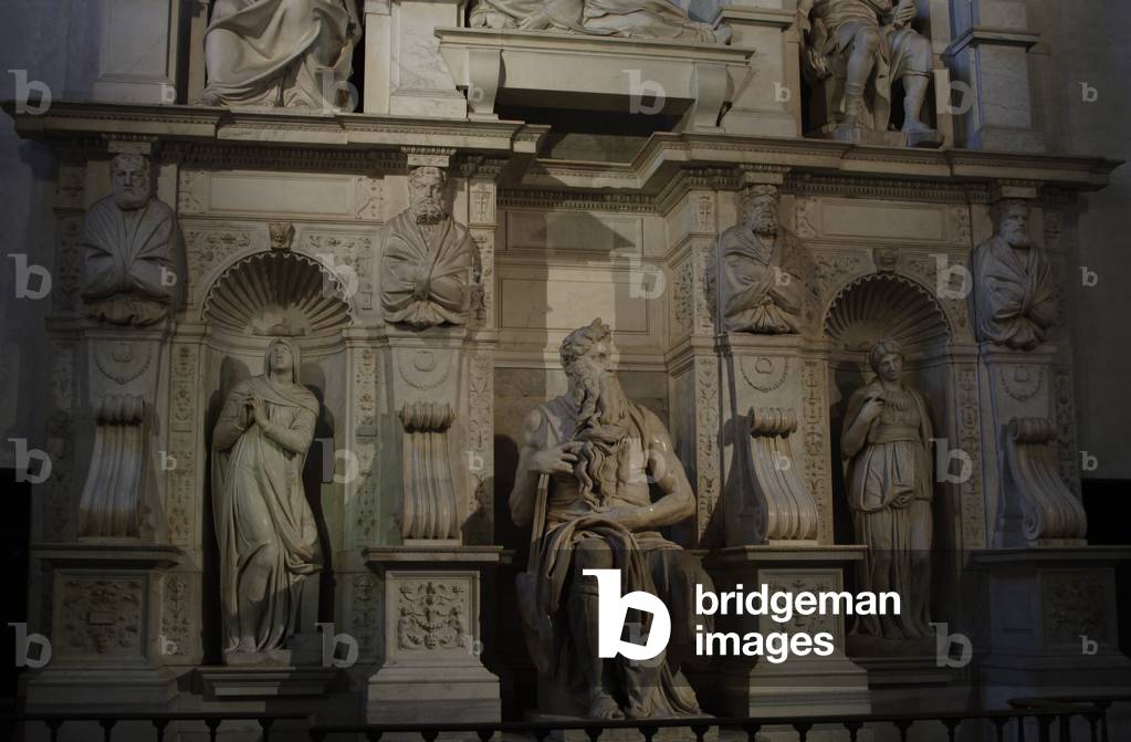 Tomb of Pope Julius II (1443-1513). 1505-1545. By Michelangelo (1475-1564). Italy.