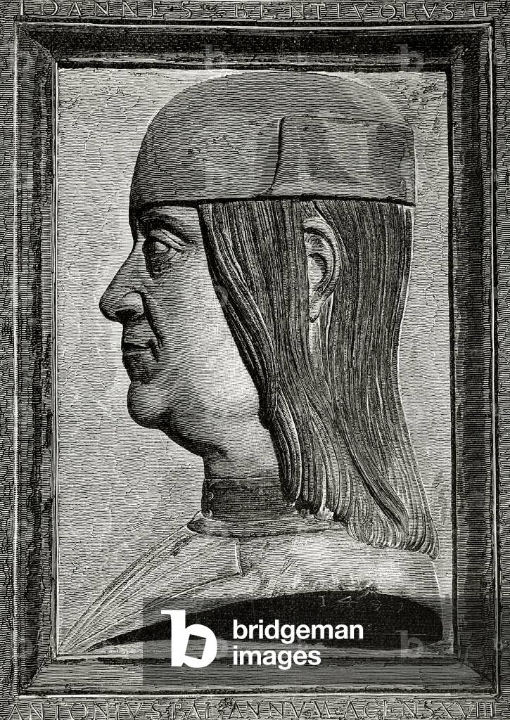 Giovanni II Bentivoglio (1443-1508). Engraving.