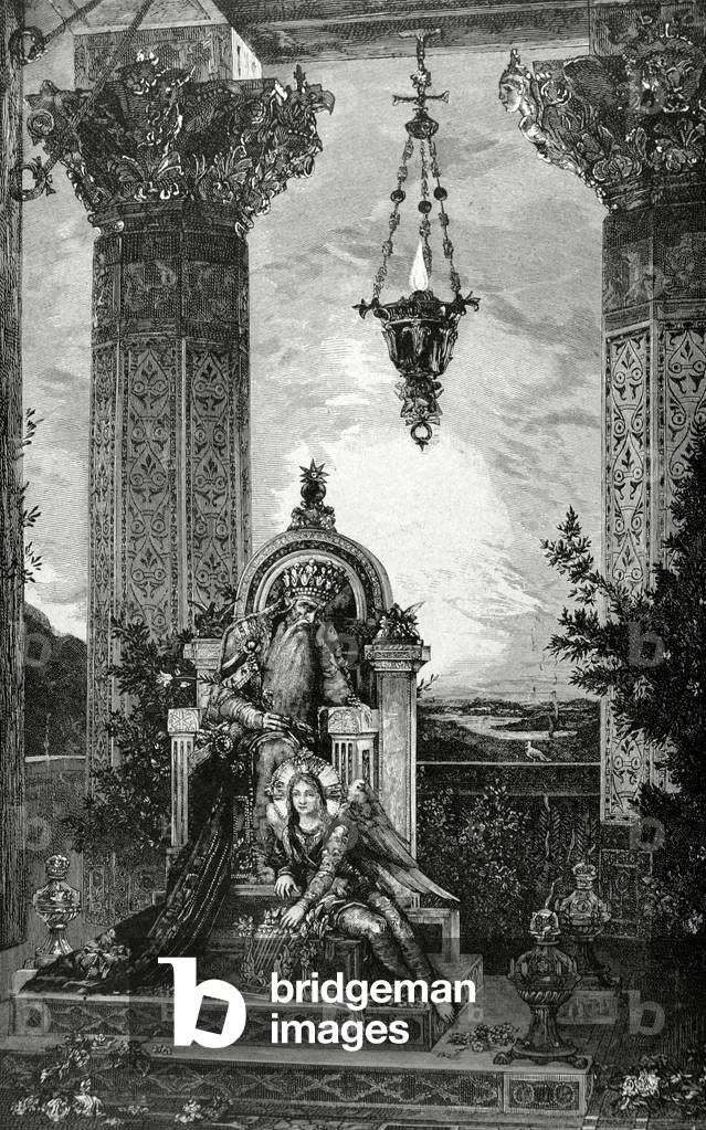 David I of Scotland (c,?1084-1153) (engraving)