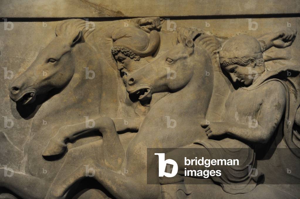 Lycian Sarcophagus. 5th century BC. Paros marble.