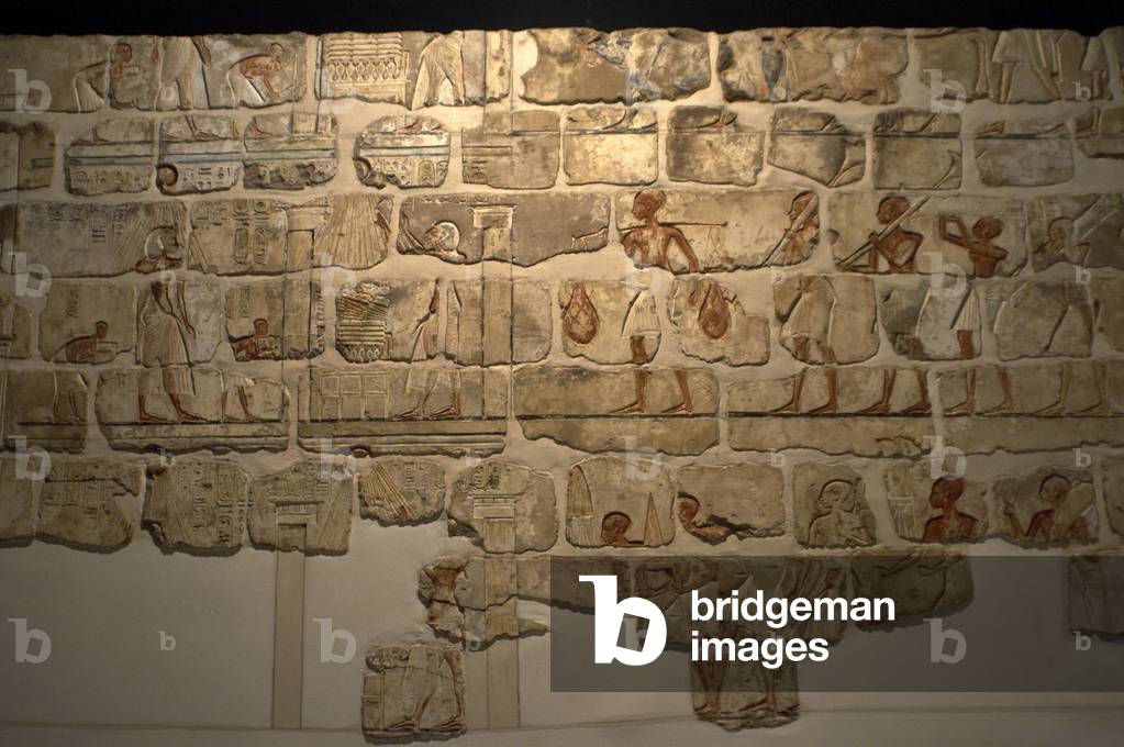 Talatat walls from the temple of Amenhotep IV. 