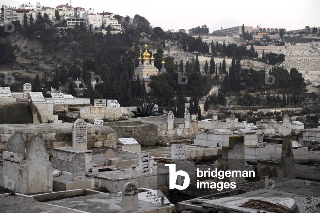 Israel. Jerusalem. Muslim cemetery.