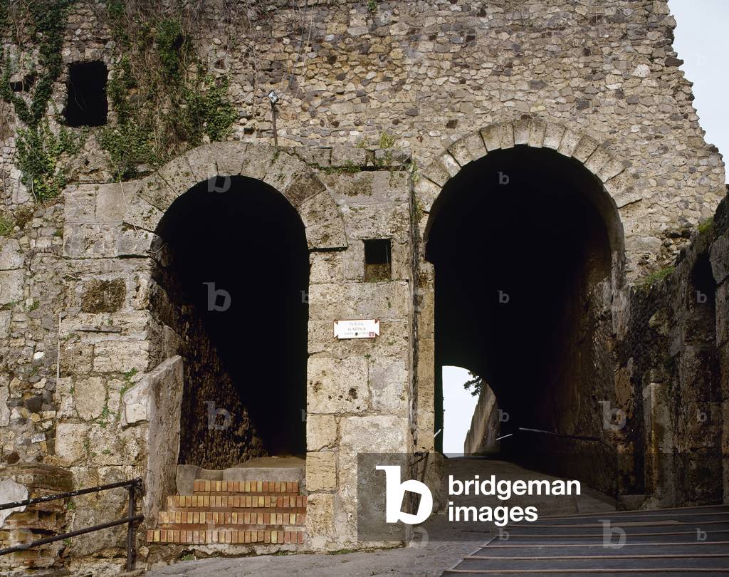 Pompeii, Ancient roman city, Porta Marina, Connected the town with harbour, Italy