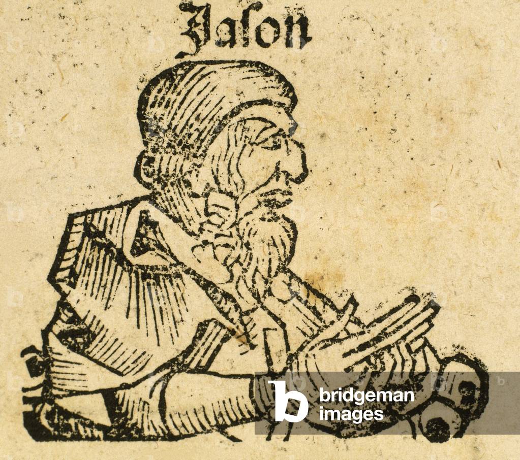 Portrait of Jason, 16th century (engraving)
