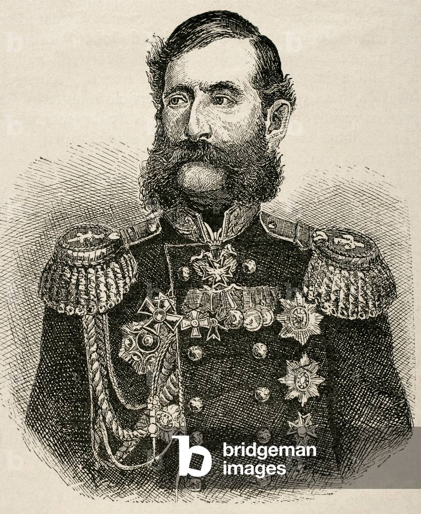 Mikhail Loris-Melikov (1826-1888) (engraving)
