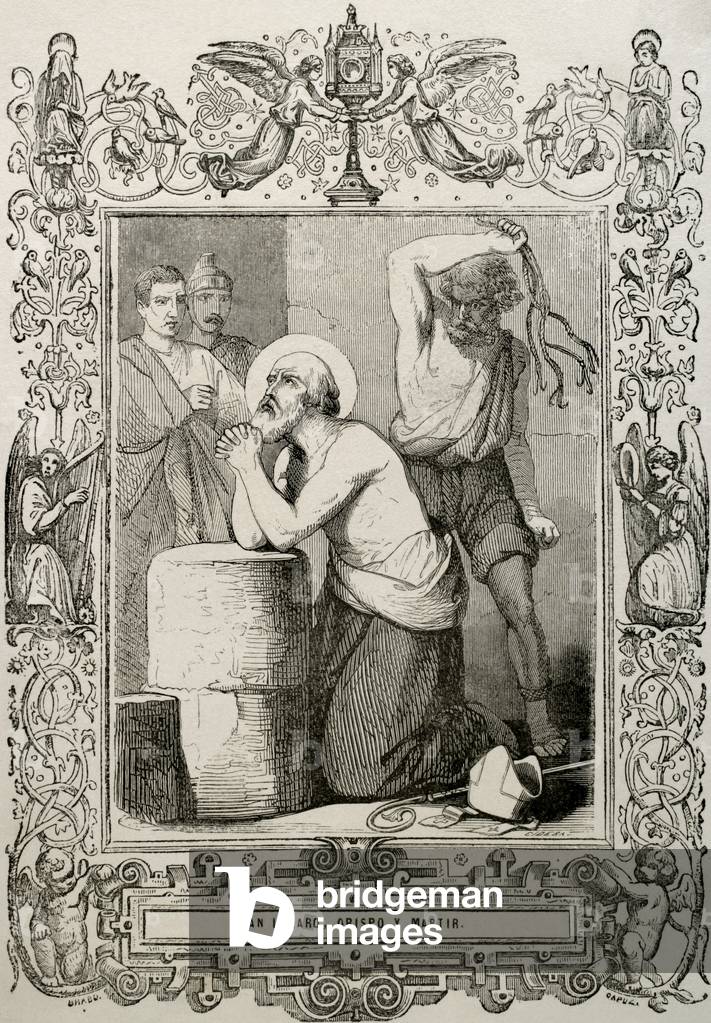 Lazarus of Bethany or Saint Lazarus, 19th century (engraving)