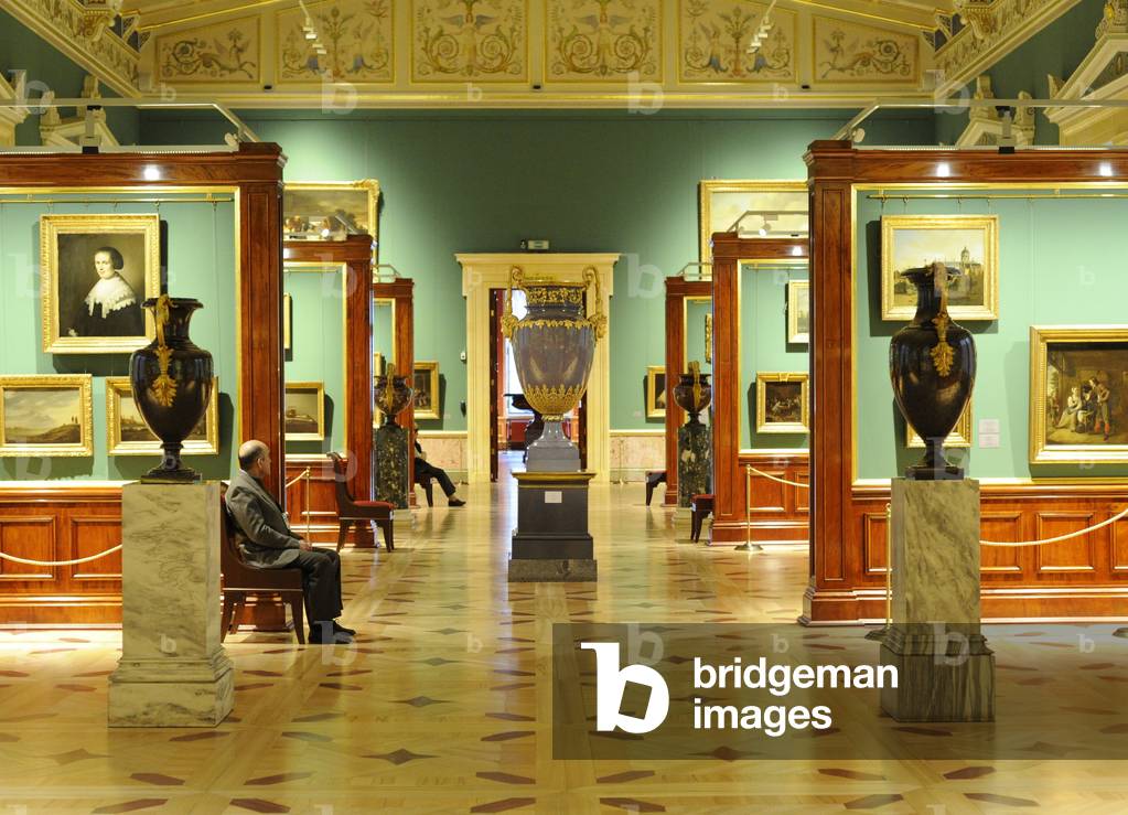 The State Hermitage Museum. Room paintings of Flemish and Dutch schools. Saint Petersburg. Russia.