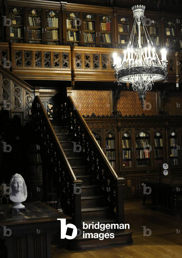 Library of Nicholas II by Alexander Krasovsky, 1894-1895. Hermitage Museum. Saint Petersburg.