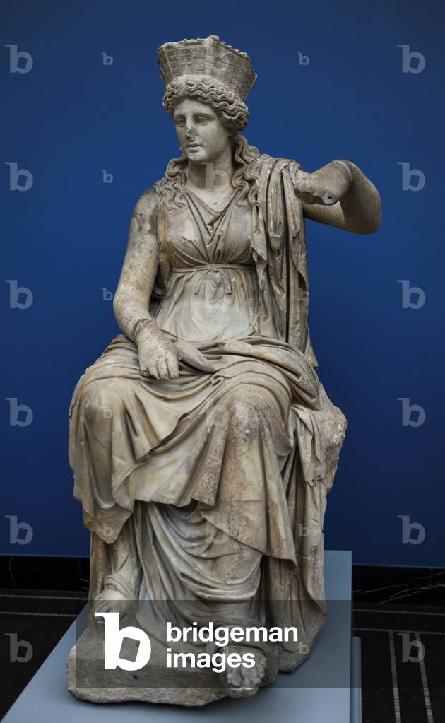 Kybele. Formiae in Campania. C. 60 BC (marble)