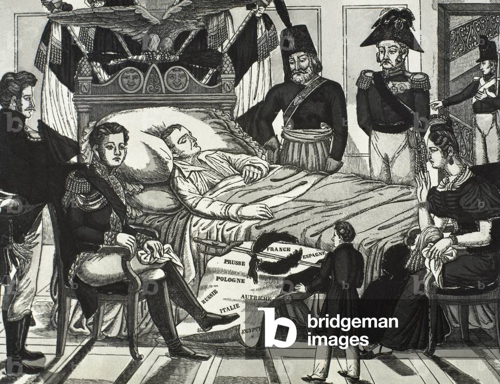 Napoleon Bonaparte (1769-1821). Death of Napoleon.