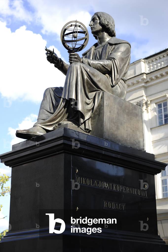 Statue of Nicolaus Copernicus (1473-1543) by Thorvaldsen (1770-1844). Warsaw.