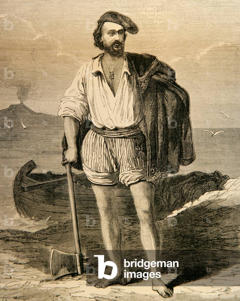 Masaniello (1622-1647). Italian revolutionary, by Polhey (engraving)