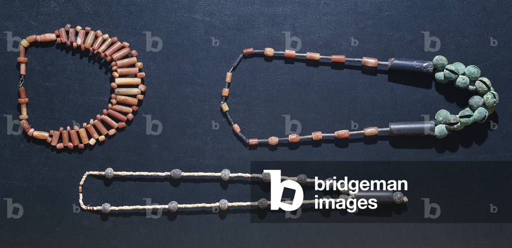 Quimbay civilization (Colombia). 500-1500. Beaded necklaces.