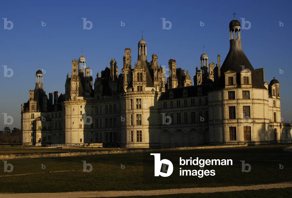 France, Castle of Chambord, Northwest fac?ade, by Domenico da Cortona  (ca 1465- ca 1549)