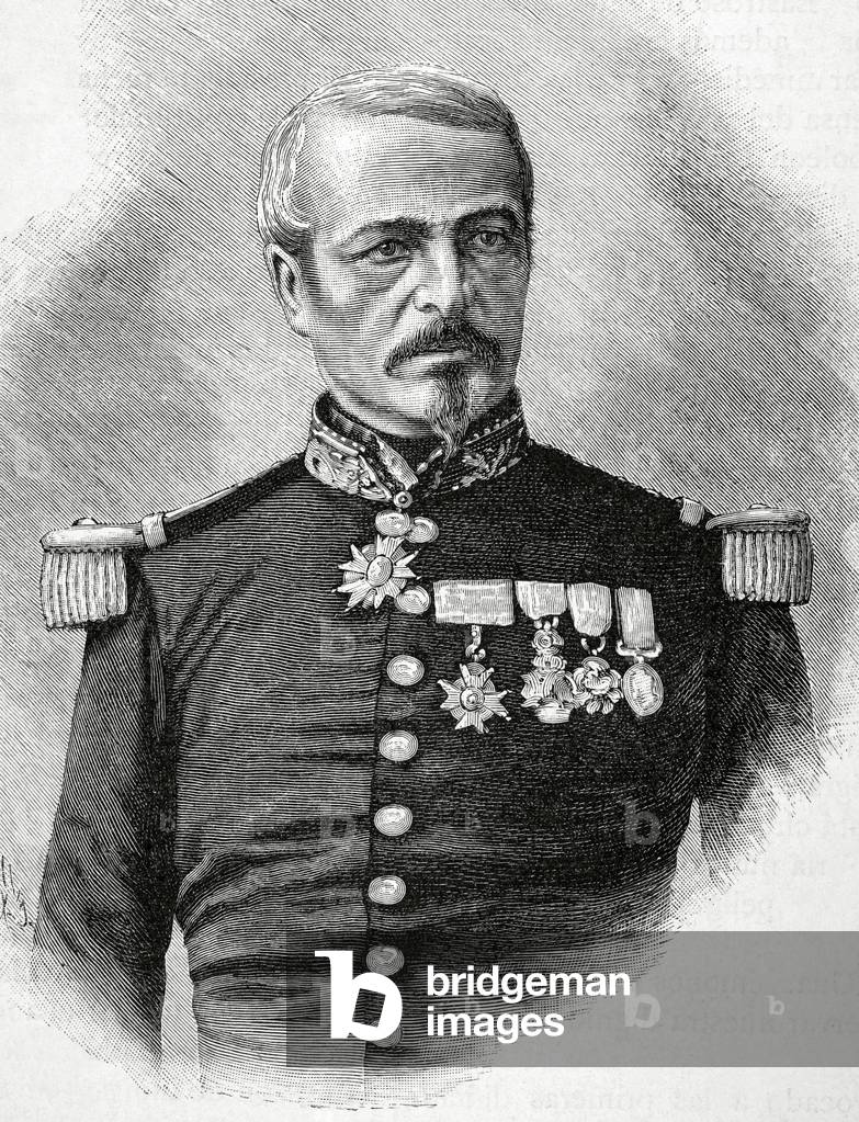 Charles Auguste Frossard, French general. Portrait, from 