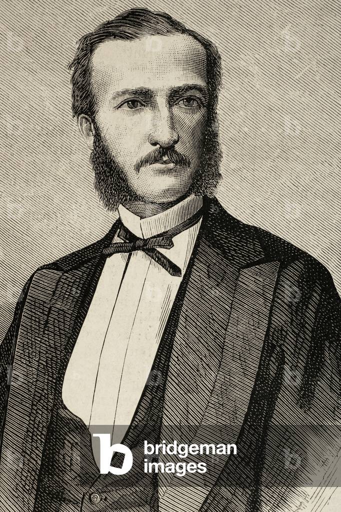 Emilio Benard Doude (1840-1870). Engraving.