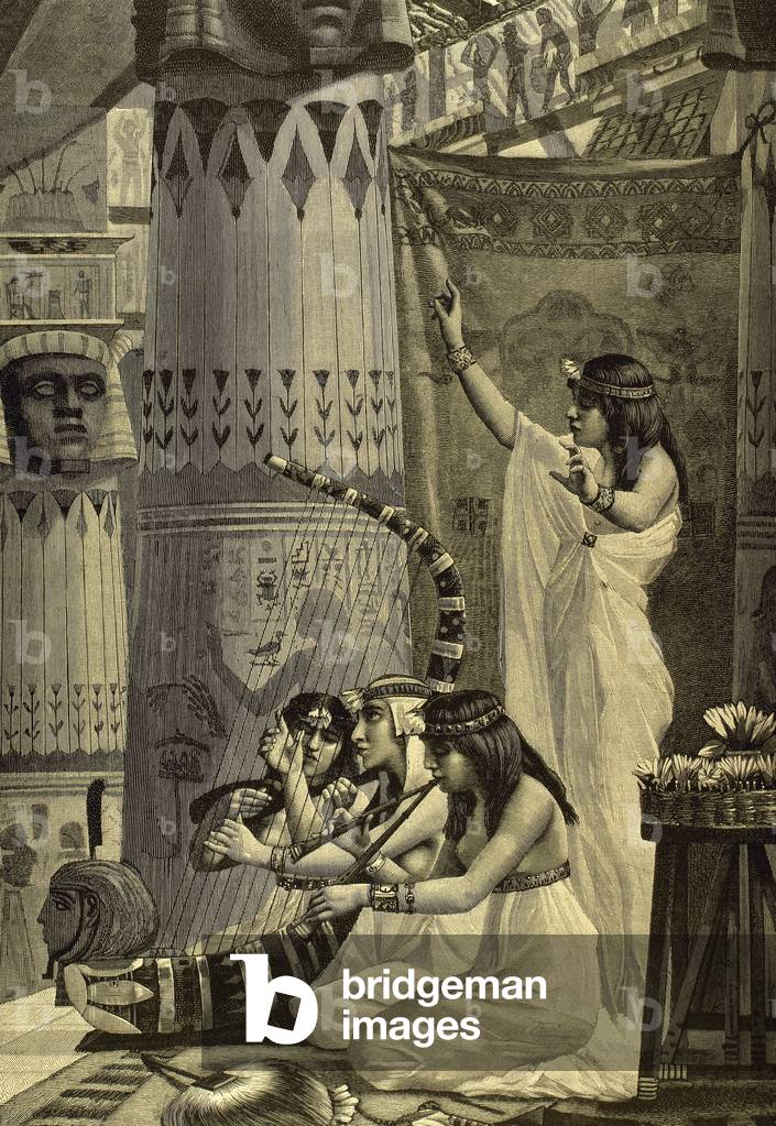 A Concert at Cleopatra's, after a painting of Antonie Calbert (1860-1944), 1890 from 