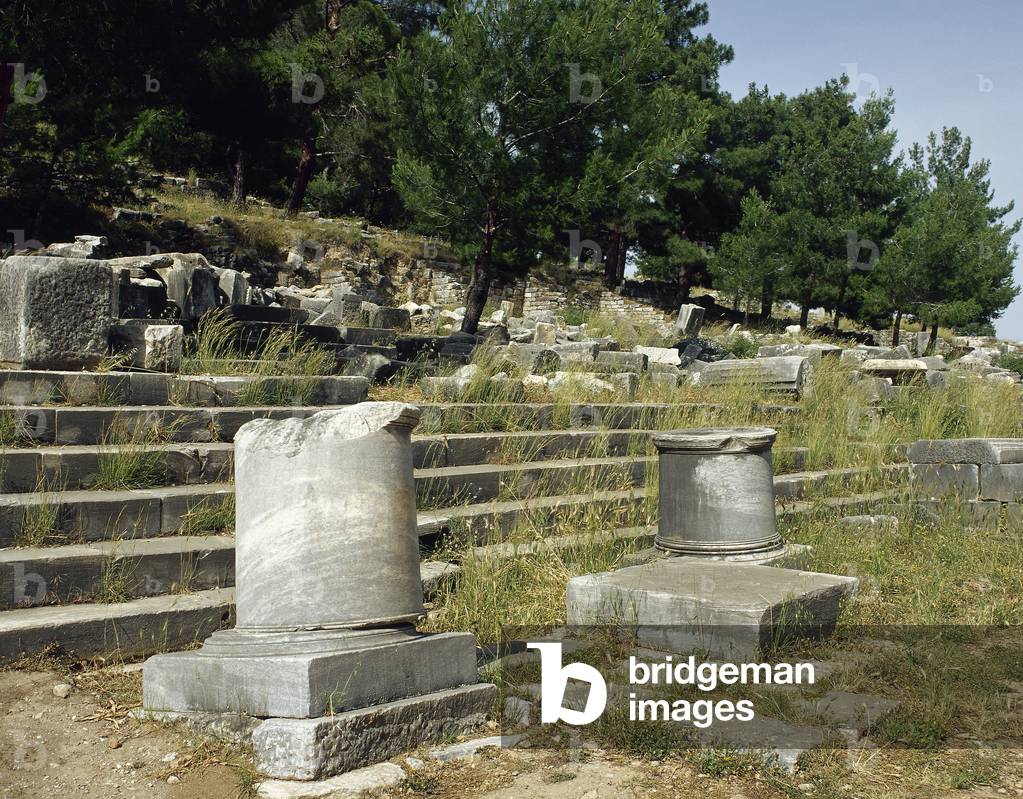 Turkey, Priene, Agora, Ruins, Anatolia