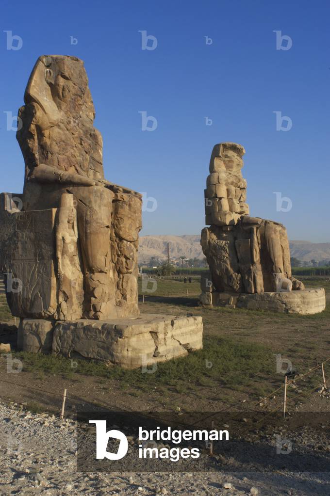 Colossi of Memnon. Luxor. Egypt.
