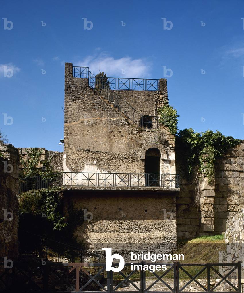 Italy. Pompeii. Tower of Mercury. 1st century B.C.