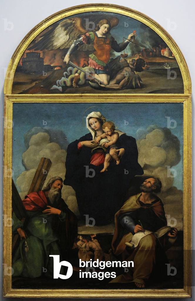 Virgin with Mark the Evangeliest and Andrew the Apostle, 1527-30, Italy