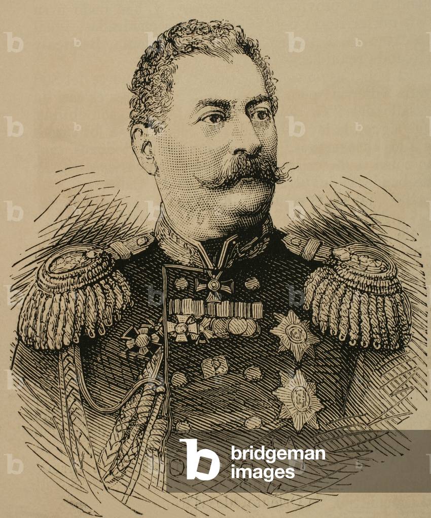 Mikhail Loris-Melikov (1826-1888) (engraving)