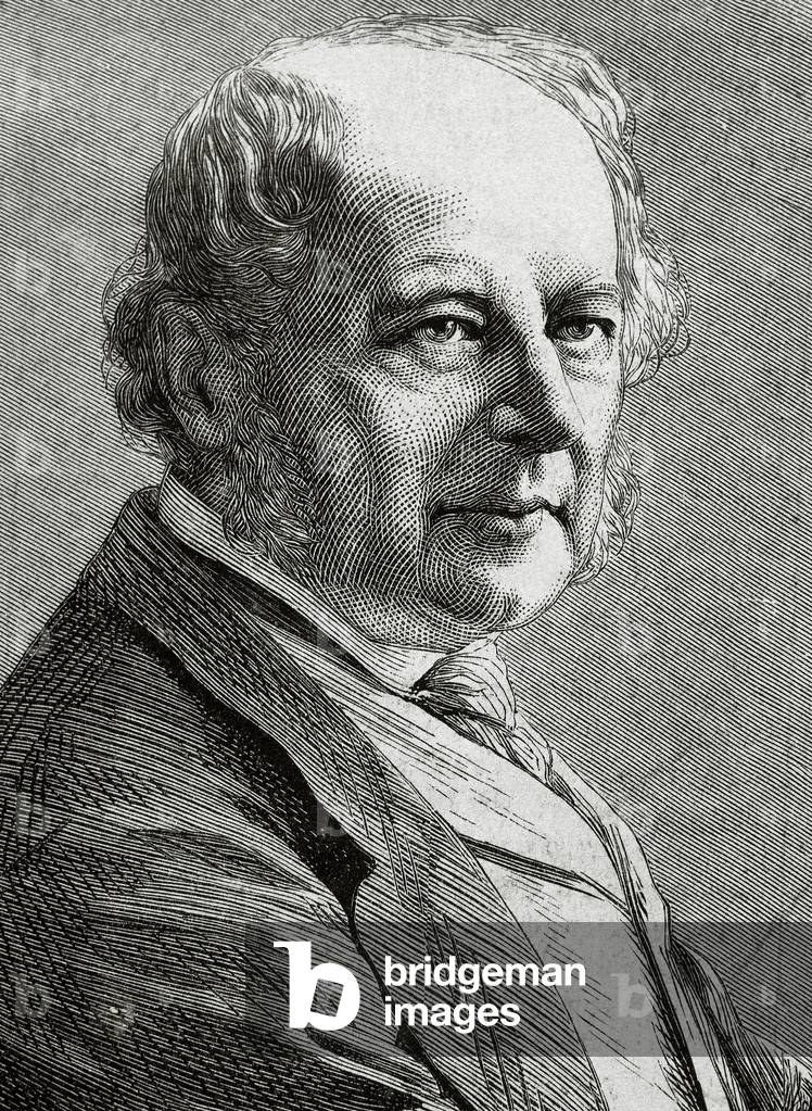 Portrait  of Friedrich Ferdinand von Beust (1809-1886) (engraving)