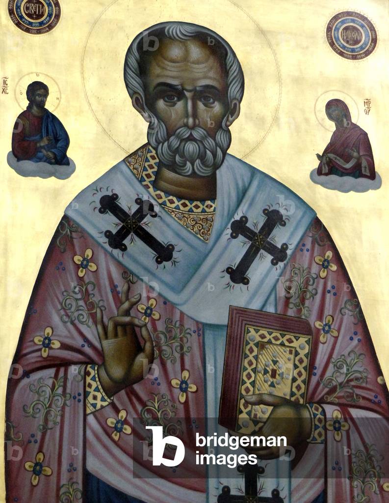 Icon of a Saint. Dubrovnik. Croatia.