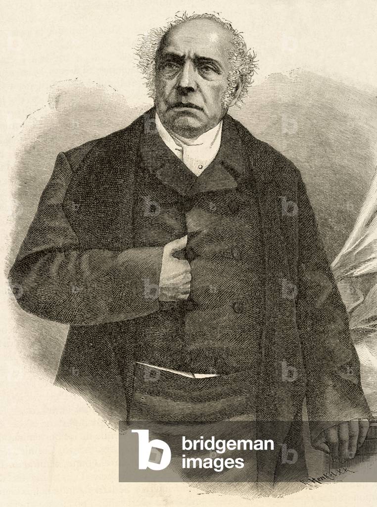 Pierre Antoine Berryer (1790-1868). Engraving.