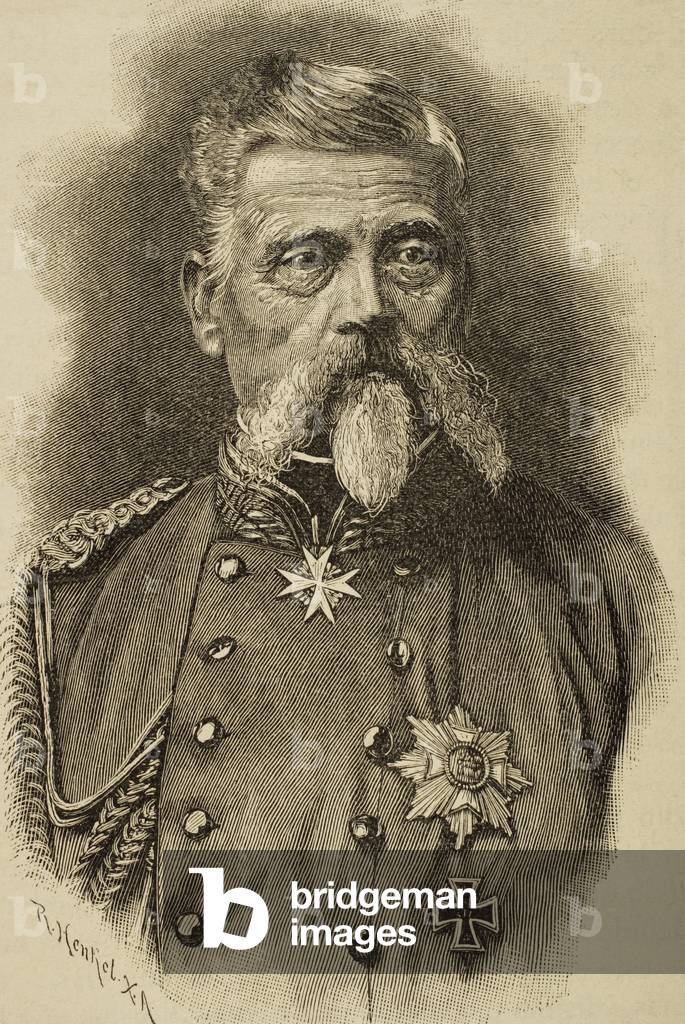 Portrait of Ludwig Freiherr von und zu der Tann-Rathsamhausen (engraving)