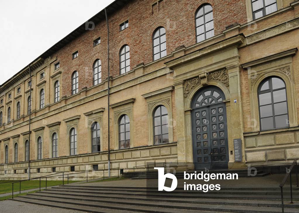 Germany. Munich. Alte Pinakothek. Exterior. Building.