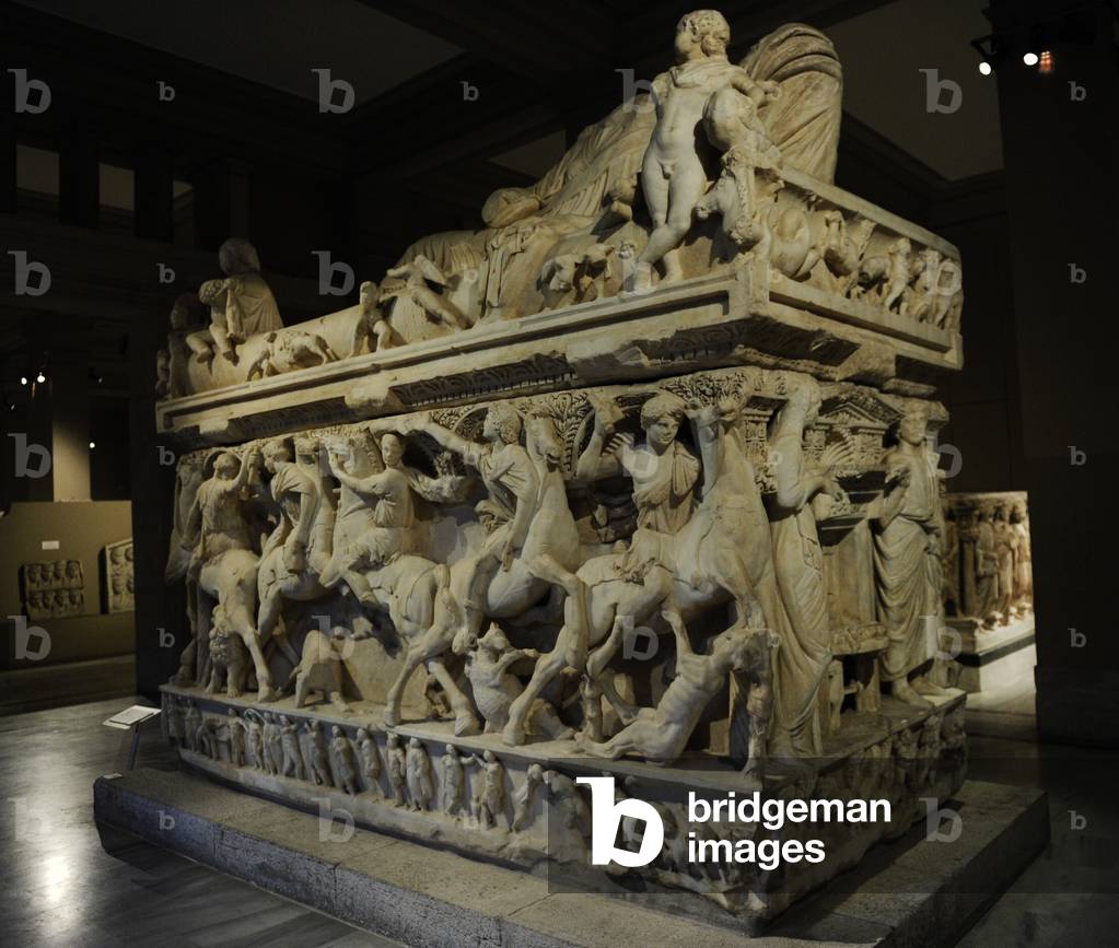 Sidamara Sarcophagus. 2nd-3rd century AD.