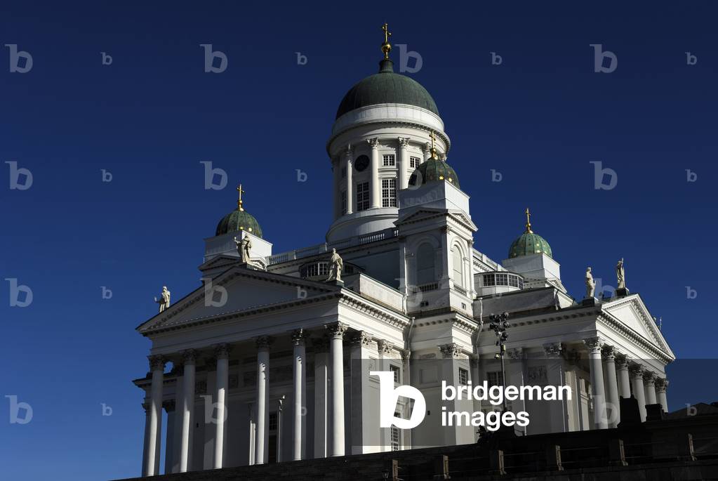 Finland. Helsinki Cathedral, 1830-1852. Designed by Carl Ludvig Engel.