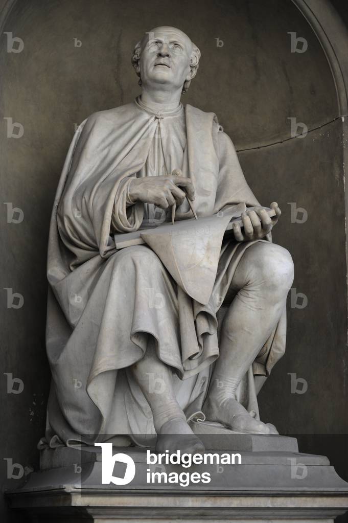 Filippo Brunelleschi (1377-1446). Statue.