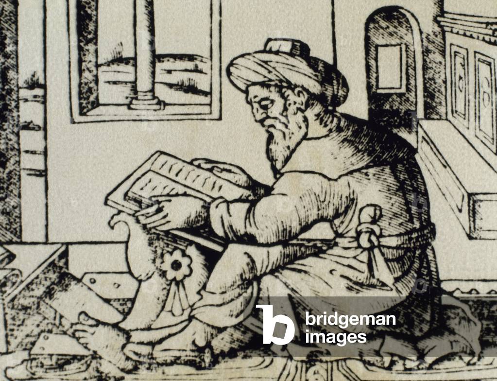 Averroes (1126-1198). Andalusian Muslim polymath. Portrait.