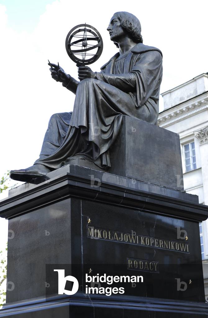 Statue of Nicolaus Copernicus (1473-1543) by Thorvaldsen (1770-1844). Warsaw.