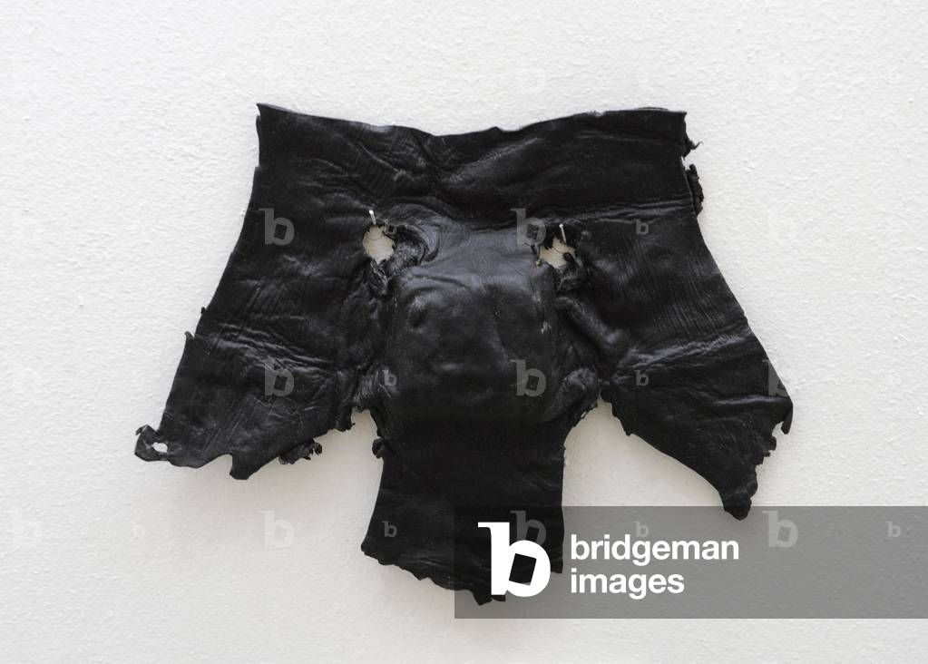 Leather mask. 13th century. Latvia.