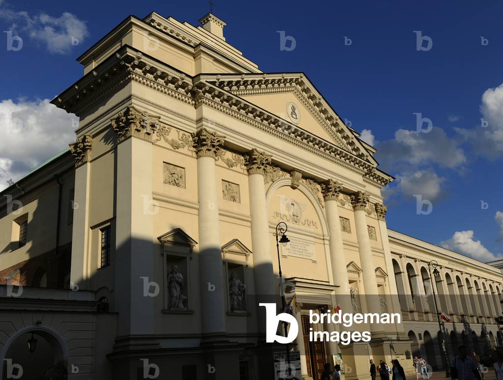 Poland. Warsaw. Saint Anne's Church. 18th century.