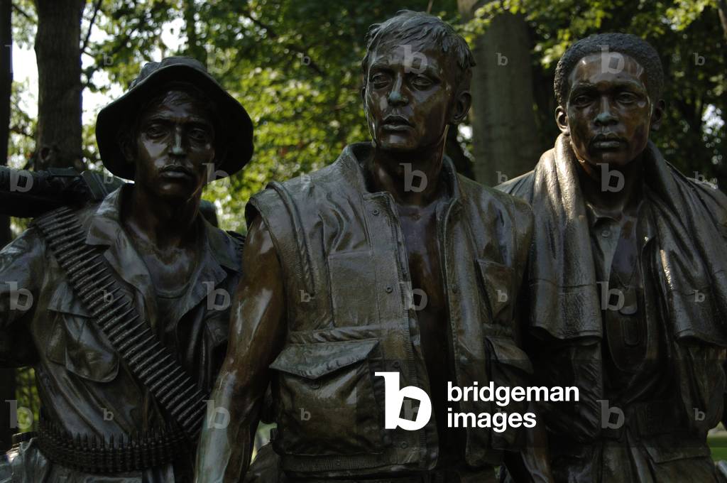 'The Three Soldiers' (1984) by Frederick Hart (1943-1999). Washington D.C. United States.