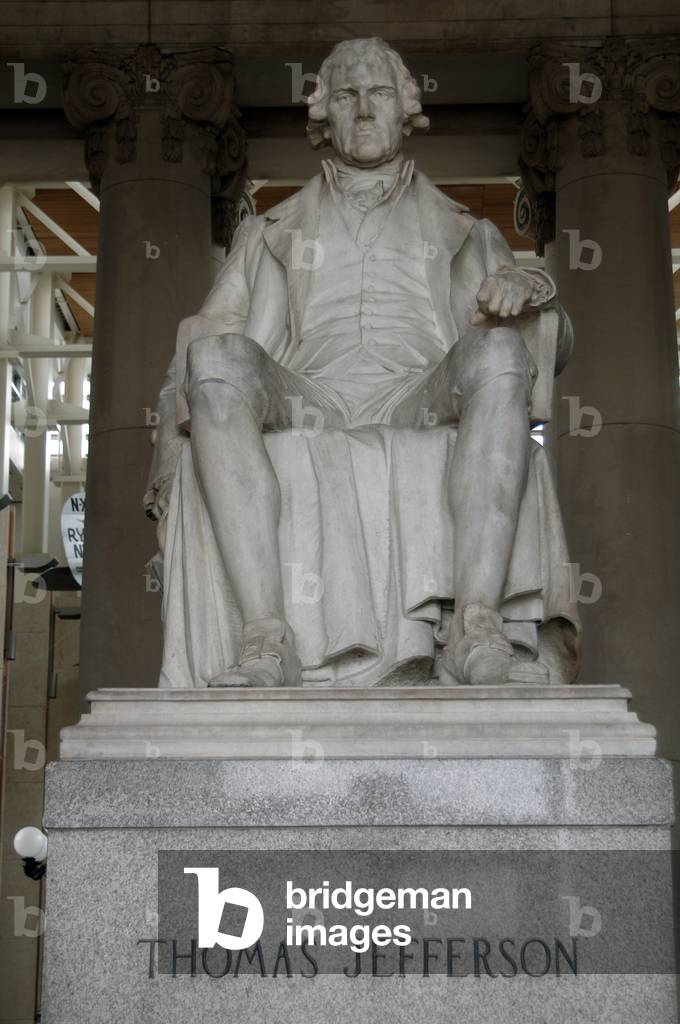 Thomas Jefferson (1743 1826). Statue. Missouri History Museum.  St. Louis. USA.