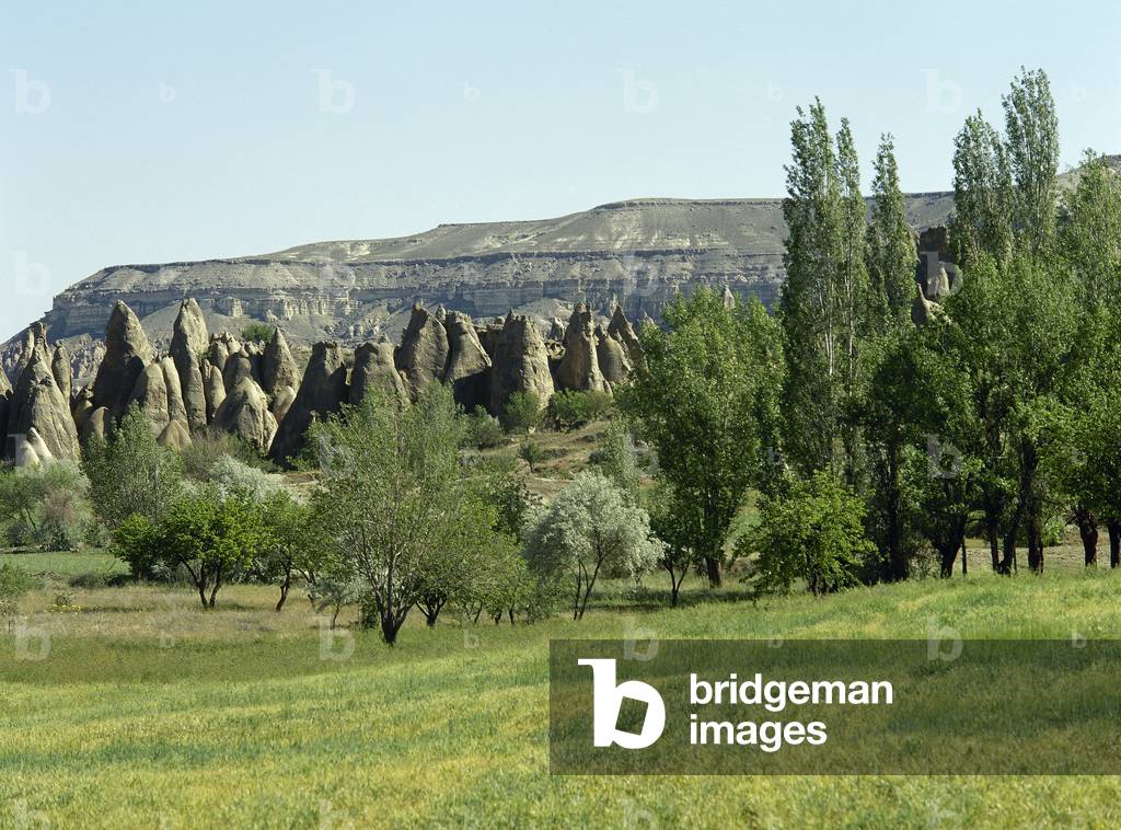 Turkey. Goreme Valley. Landscape. Central Antatolia.